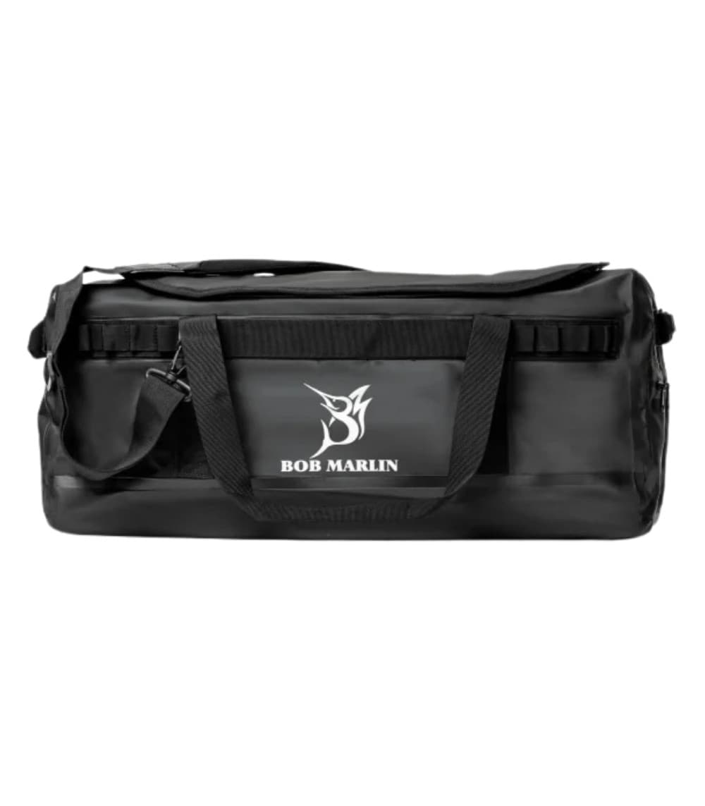 Bob Marlin Waterproof Duffel Bag Black 50 Liters