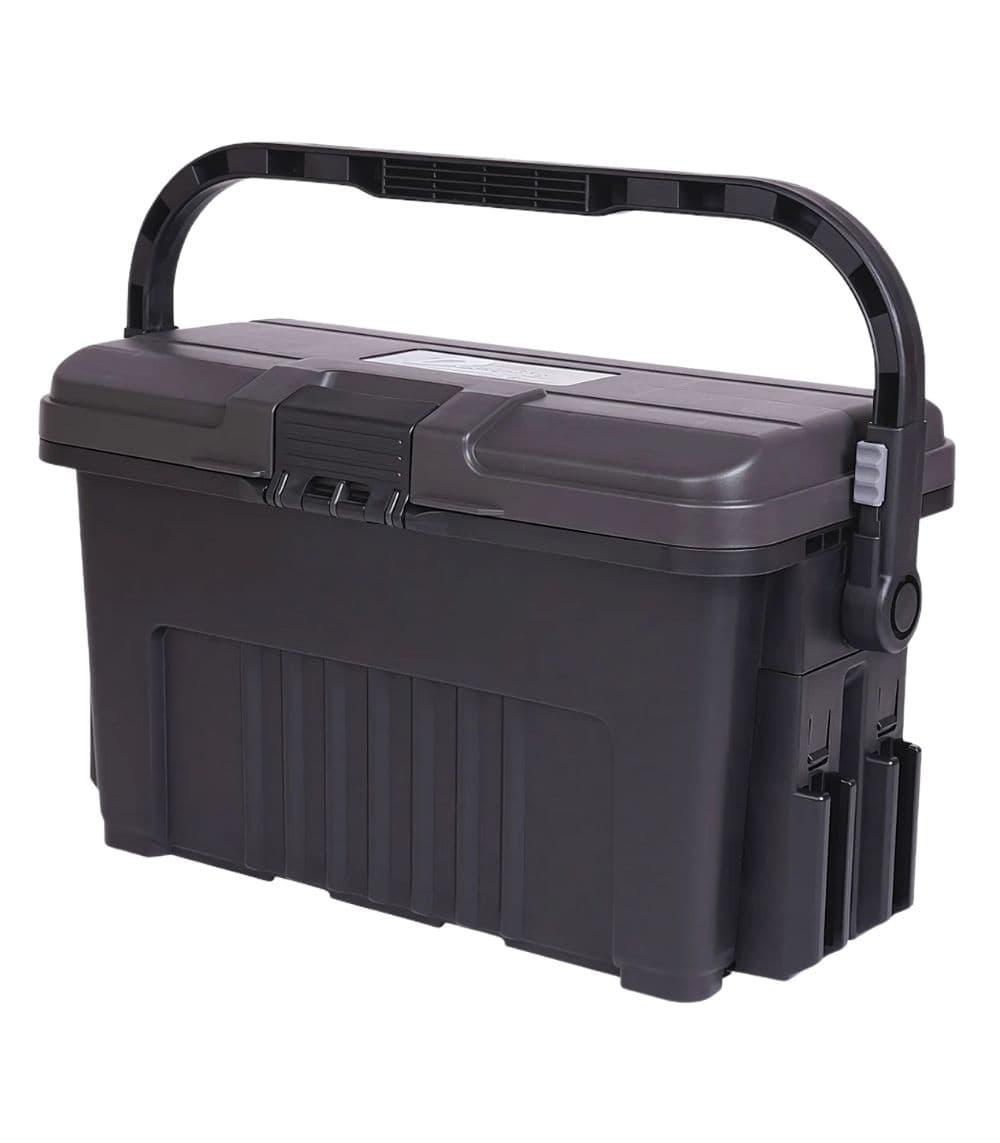 Ring Star Docutte D-4300 RH, Durable Tackle & Utility Box with Rod Holder