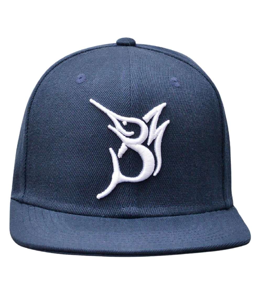 Bob Marlin Snapback Hat – 3D Embroidered Fishing Caps