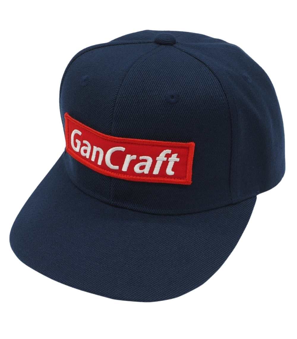 Gan Craft Box Logo Cap – Stylish Snapback Hat with Embroidered Logo