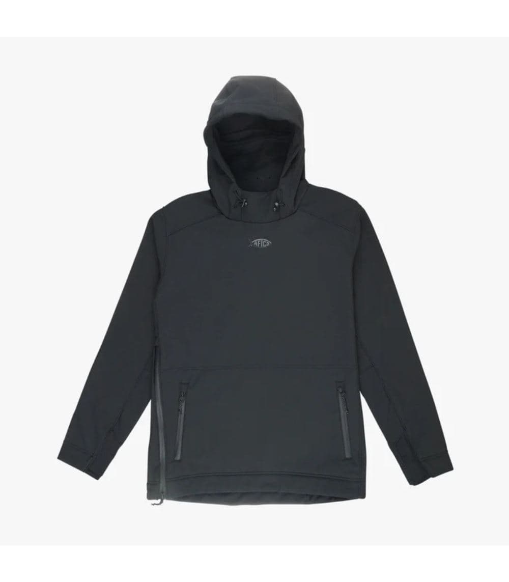 AFTCO Reaper Softshell Windproof Jacket for Men, Hooded Water-Resistant Outerwear