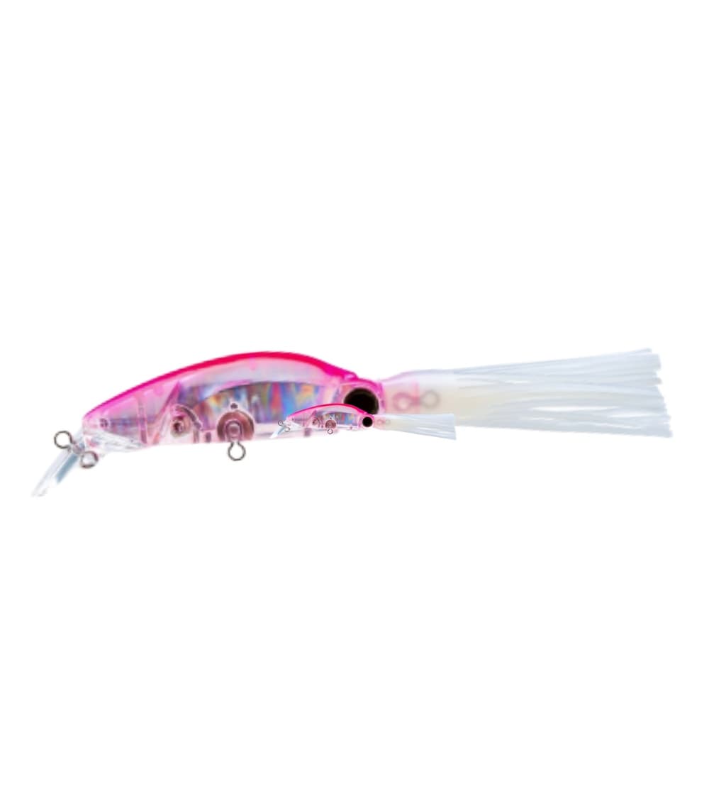 Yo-Zuri 3D Squirt Floating Diving Squid Lure with Tail Skirt & 3X Hooks