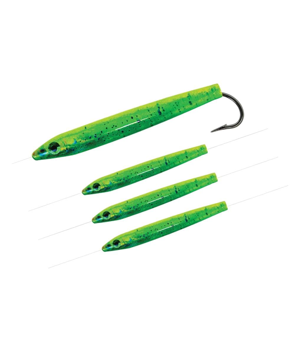 AHI USA Live Deception Daisy Chain Cedar Plug, 6 Inch Trolling Lure with 4 Inch Teasers