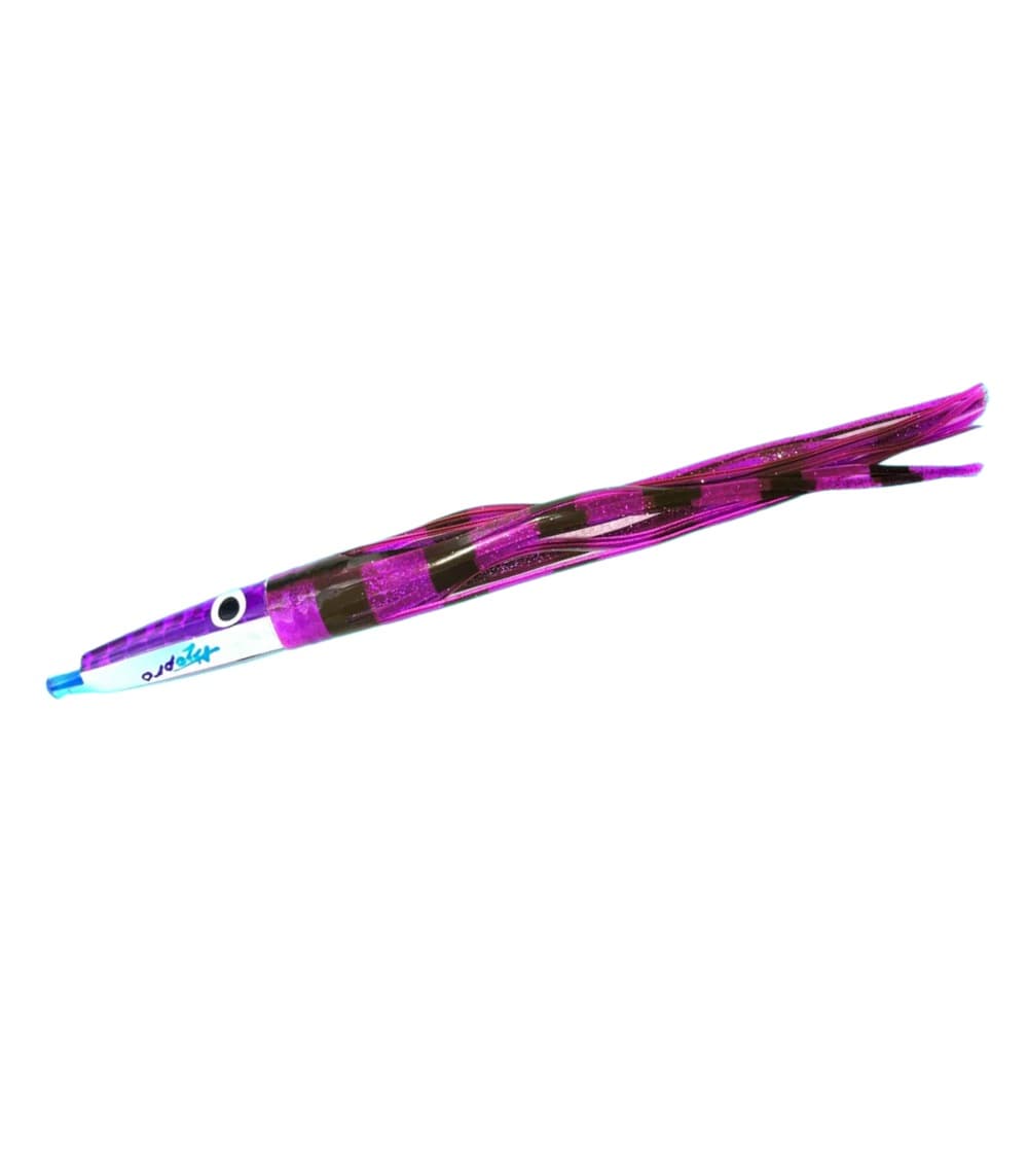 H2O Mean Machine Small Rigged Purple Black Trolling Lure