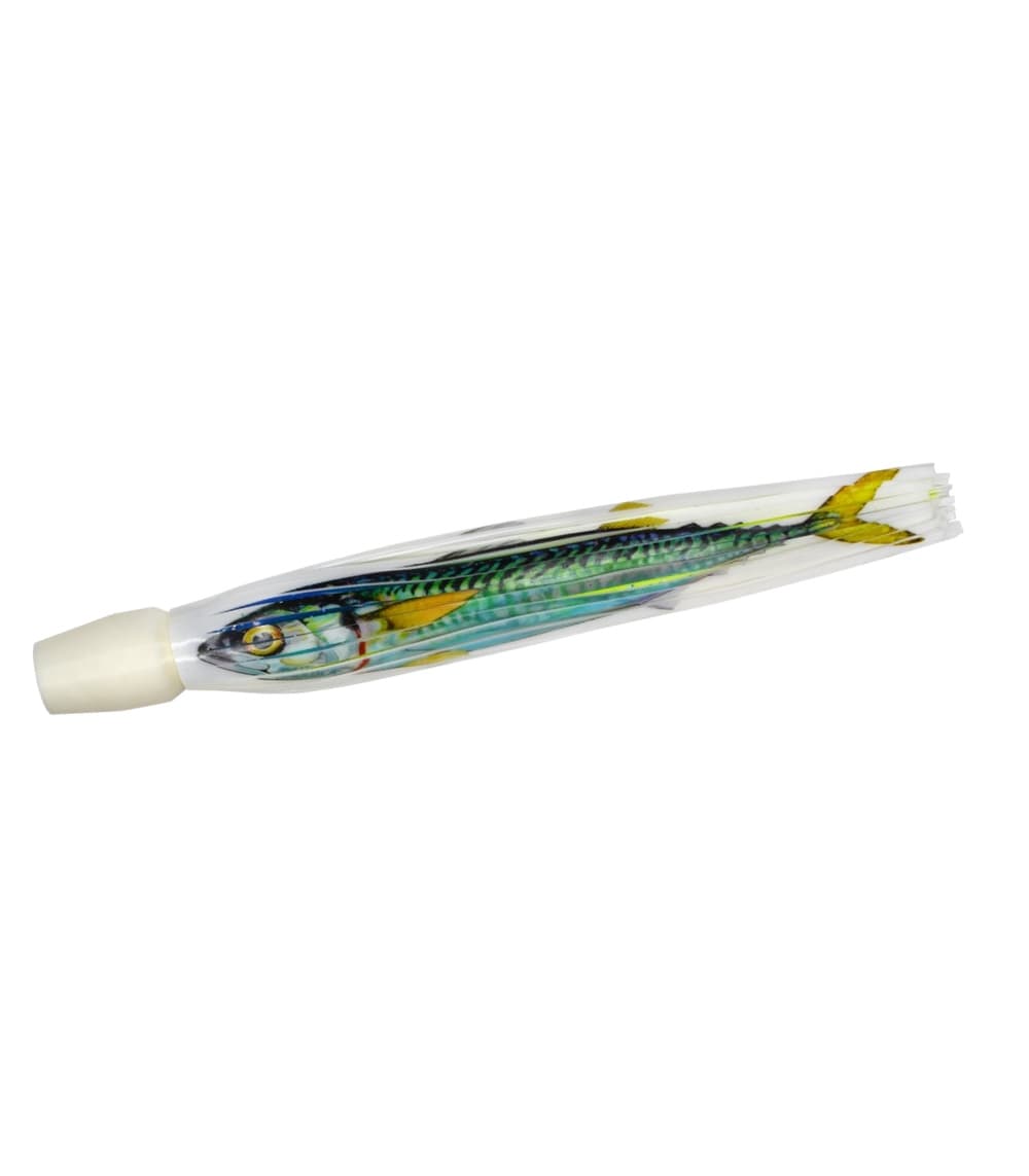 Pakula Mini Sprocket 3D Fish Print Skirted Trolling Lure 22.5cm