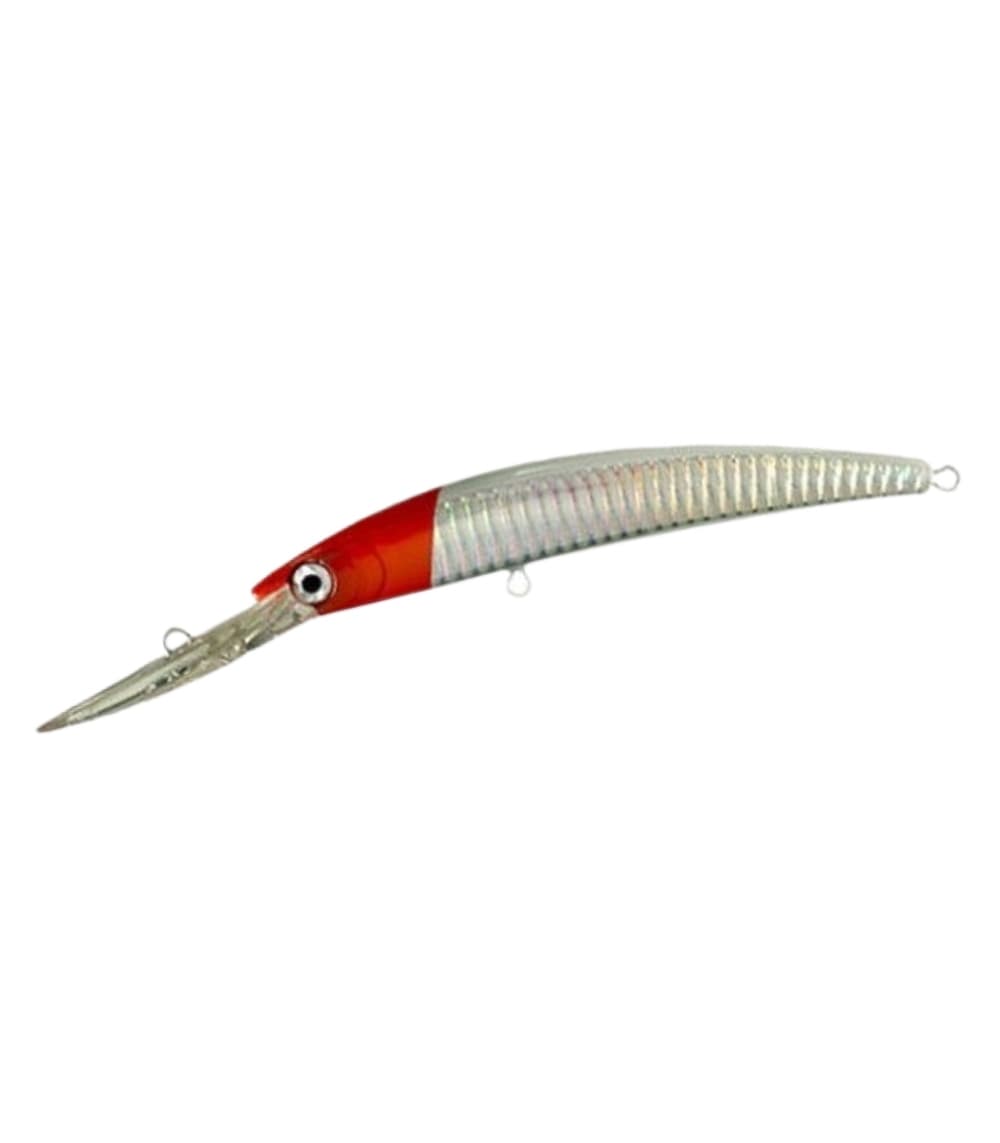 Yo-Zuri Crystal Minnow Deep Diver 130mm Floating Lure R540, Holographic Hard Bait for Trolling & Casting