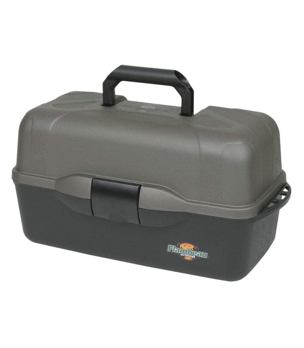 Flambeau Tackle XL 3-Tray Tackle Box Black/Dark Gray
