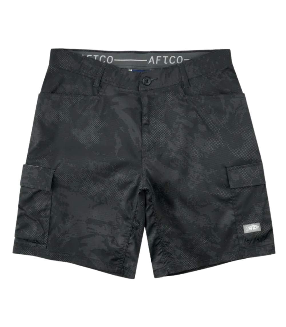 AFTCO Deckhand Camo Shorts Blackstorm Camo
