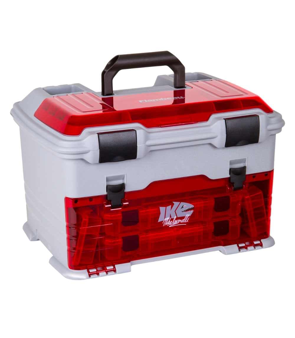 Flambeau “IKE” Multiloader Hard-Sided Tackle Station with 6 Tuff Tainers – T5PW
