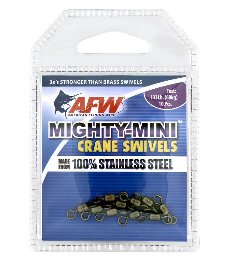 AFW Mighty Mini Stainless Steel Crane Swivel FWSS10B-A
