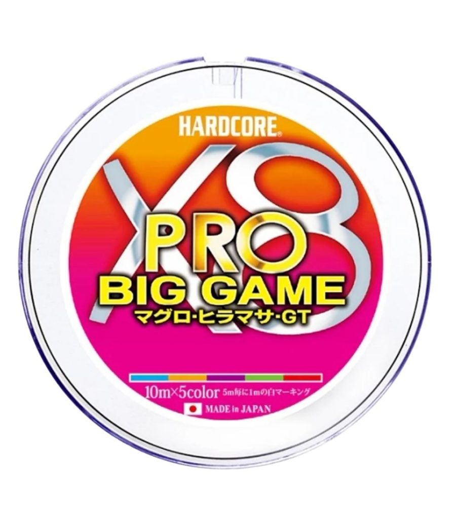 Duel Hardcore X8 Pro Big Game 400m Braided PE Fishing Line