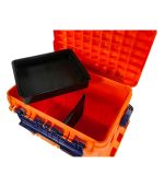 Meiho Bucket Mouth 5000 Orange Tackle Box
