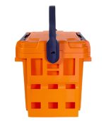 Meiho Bucket Mouth 5000 Orange Tackle Box
