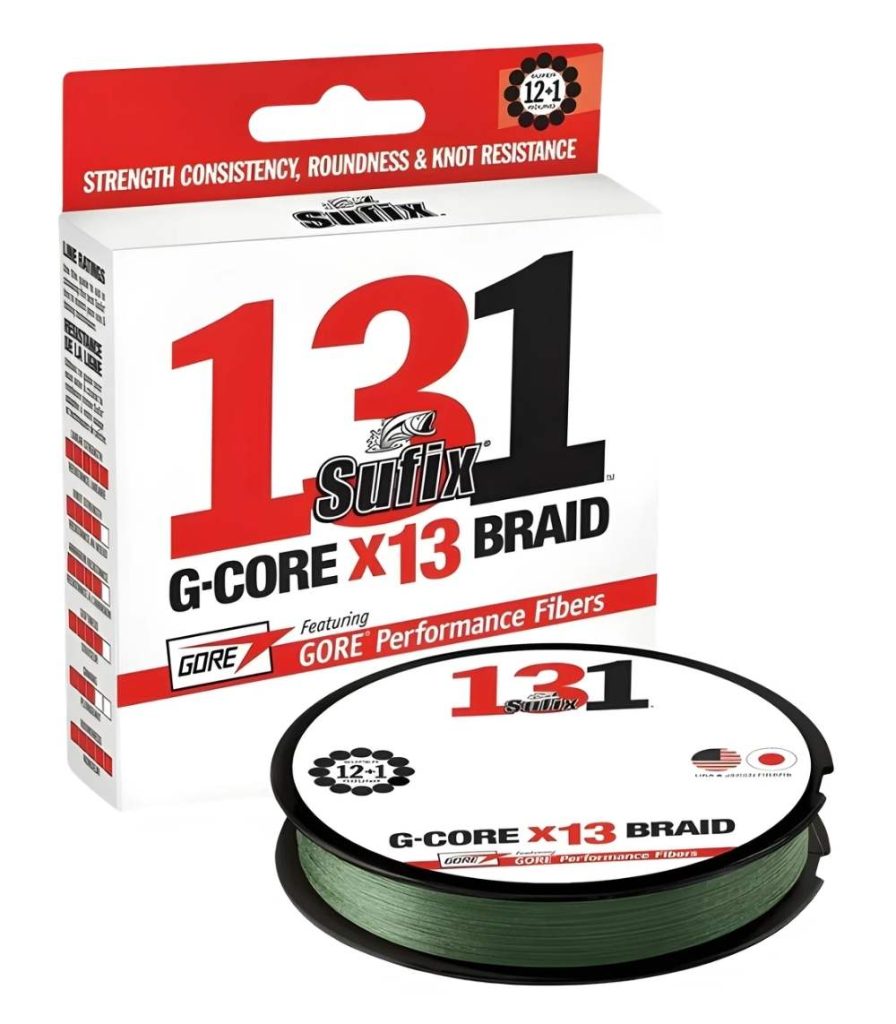 Sufix 131 G-Core 300yd Braided Fishing Line