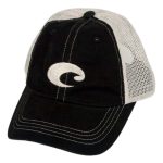 Costa Mesh Hat Black Stone
