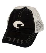Costa Mesh Hat Black Stone