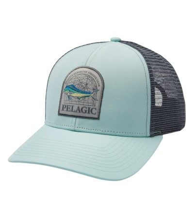 Pelagic Mapped Mahi Performance Trucker Cap