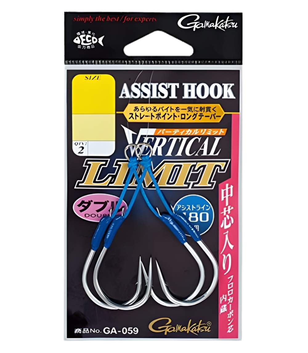 Arbafox-Gamakatsu GA059 Vertical Limit Gamakatsu GA059 Vertical Limit Double Normal Assist Hook