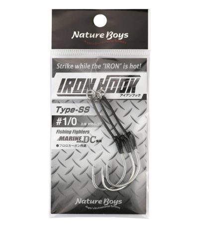 Nature Boys Iron Hook Type-SS Single Assist Hook