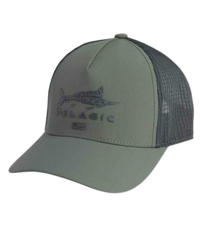 Pelagic Echo Gyotaku Performance Trucker Hat