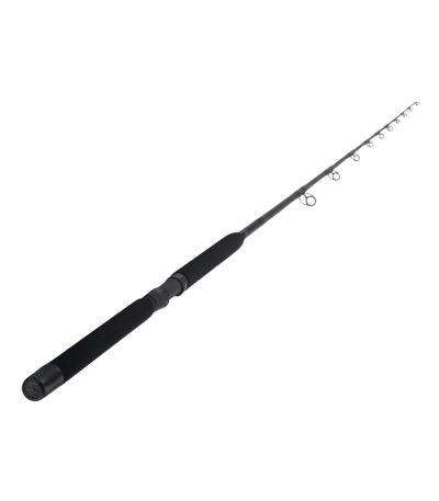 Seeker Black Steel Jig and Bait Rod