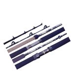 Seeker Black Steel Series Big Game Graphite Composite Saltwater Fishing Rod