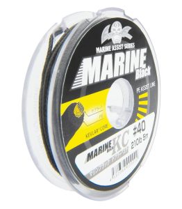 Fishing Fighters Marine Black KC Kevlar Core Assist Line